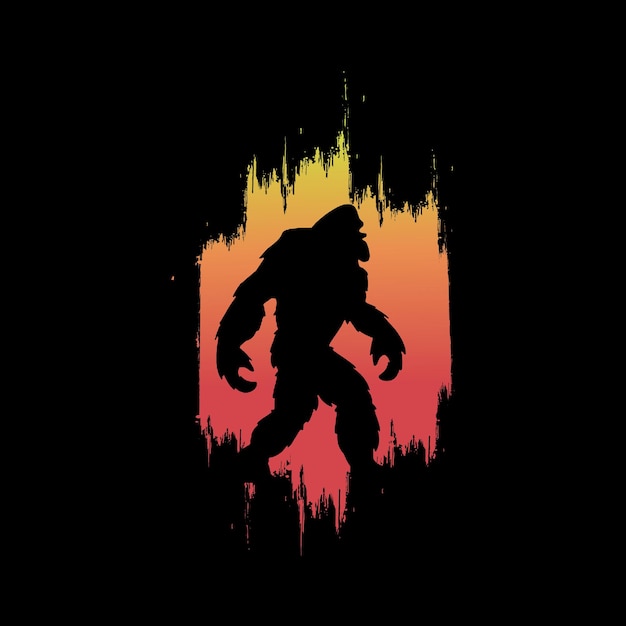 Illustrazione di bigfoot