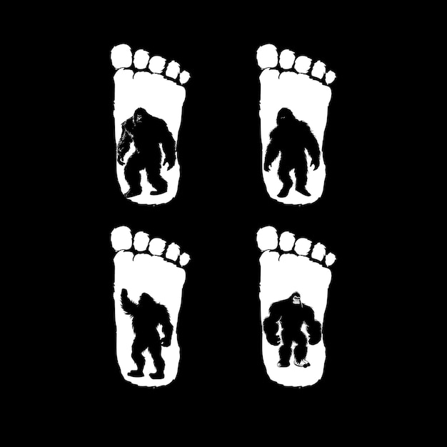 Bigfoot silhouette