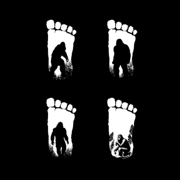 Bigfoot silhouette