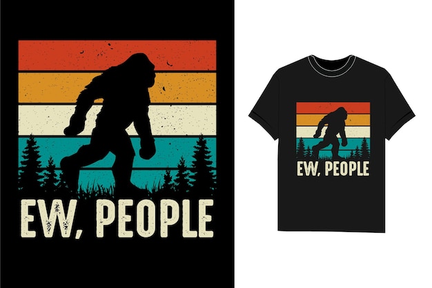 Bigfoot tshirt design