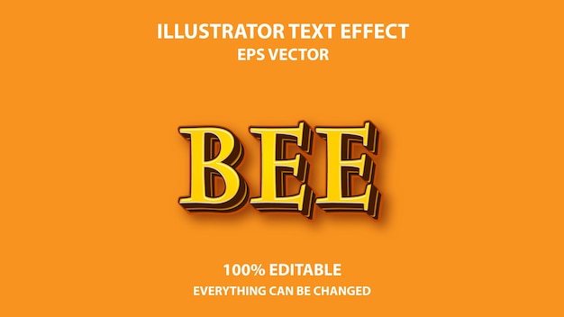 Vector bij bewerkbaar tekst effect