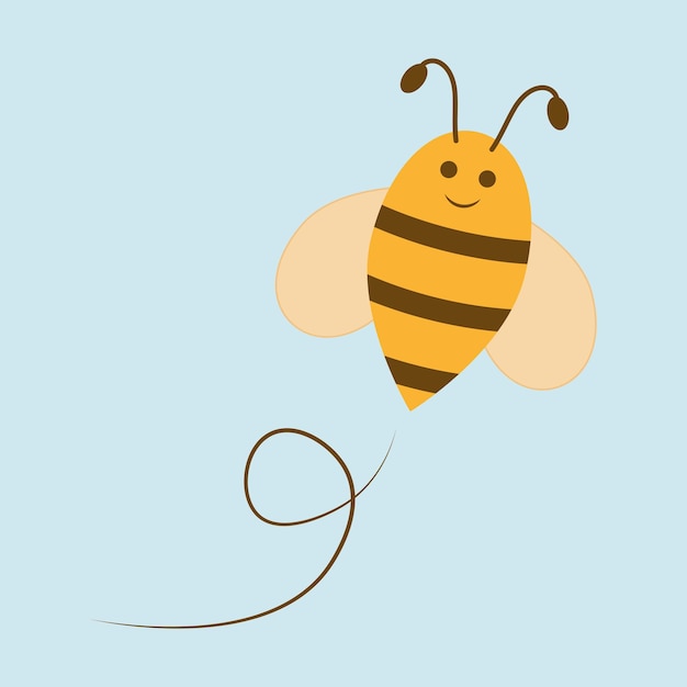 Bijen vectorillustratie