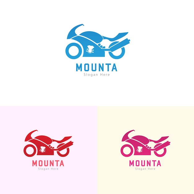 ベクトル 自転車ビジネスのロゴ