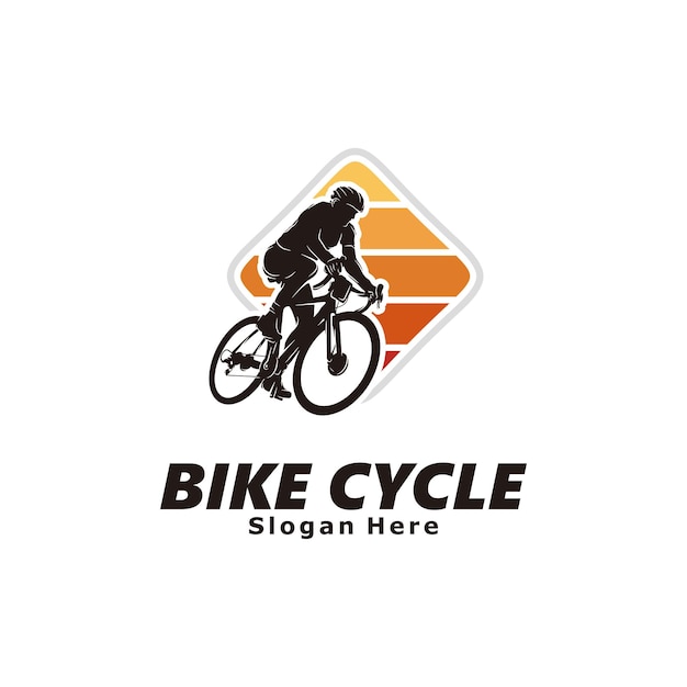 Bike Cycle Logo Template Design Illustration