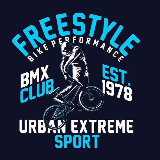 Bike Freestyle T Hirt 그래픽