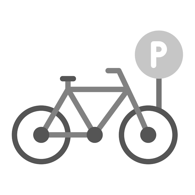 Bike Parking icon vector image Can be used for Coworking Space