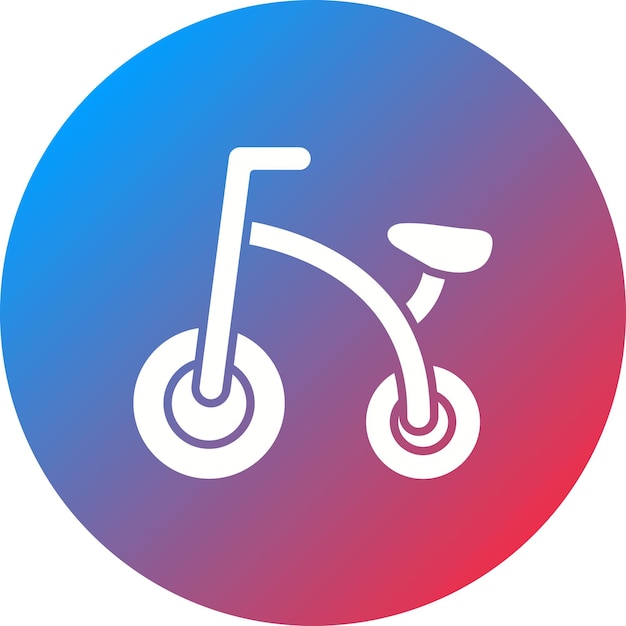 Bike Toy icon vector image Can be used for Baby