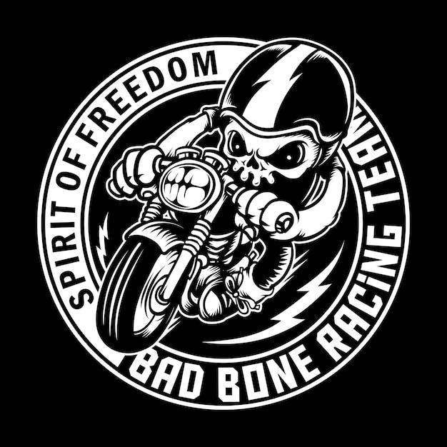 Biker Bone cartoon