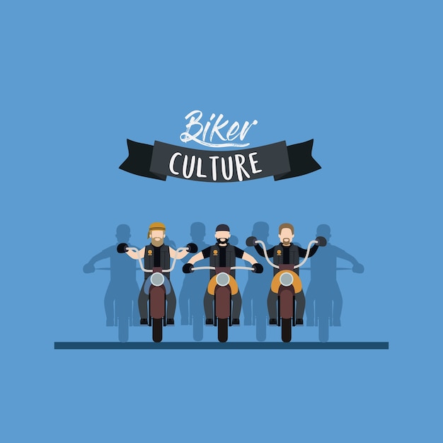 Biker cultuuraffiche