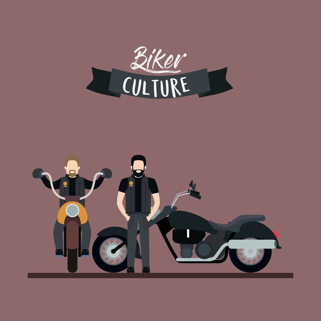 Biker cultuuraffiche