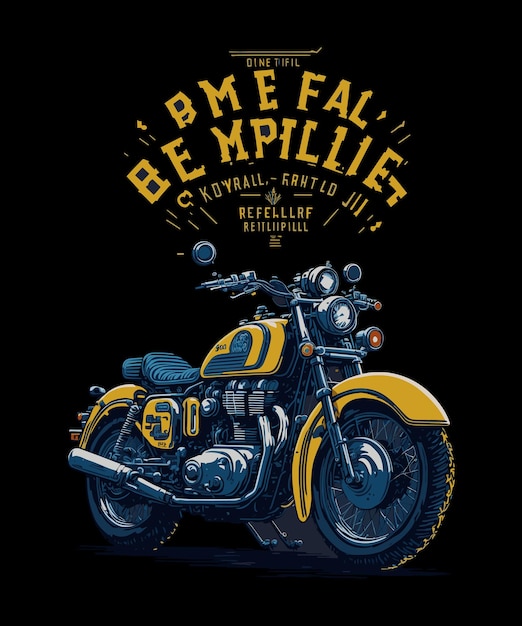 Biker Graphic Tshirt Design and illustration