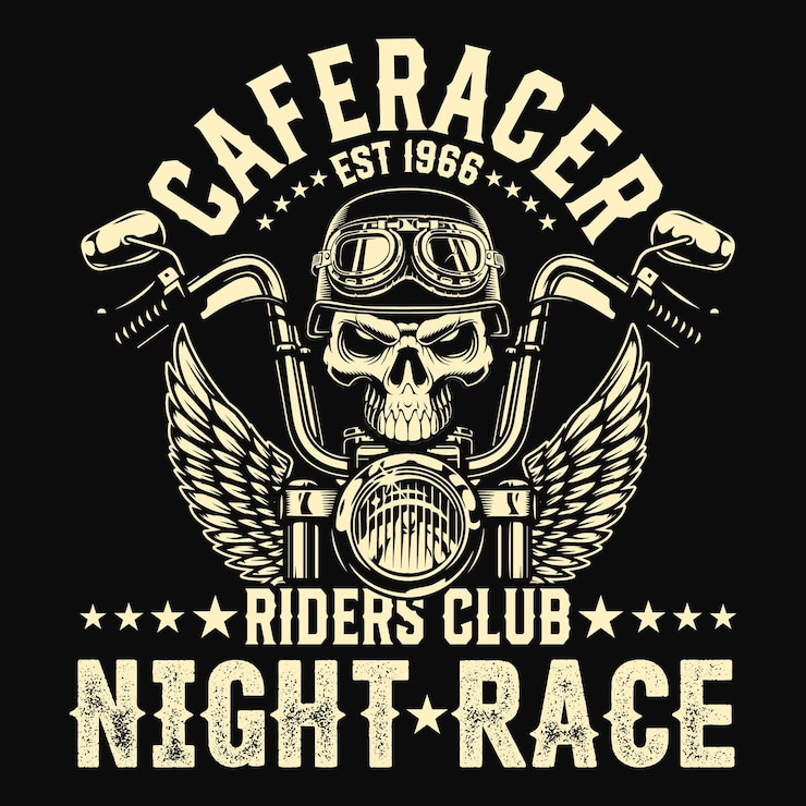 Vector biker quotes saying t-shirt design, motorcycle vector elements.