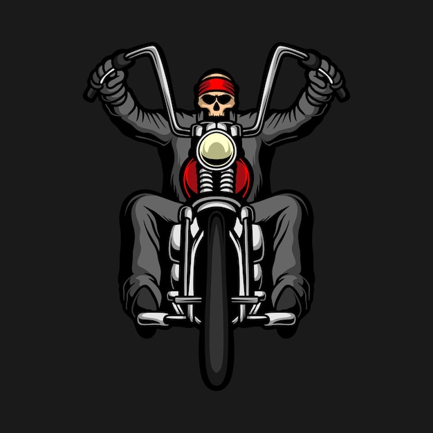 biker skull