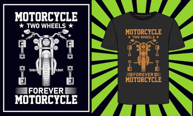 ベクトル オートバイ愛好家のためのバイカー t シャツのデザイン ヴィンテージ t シャツのオートバイのデザイン