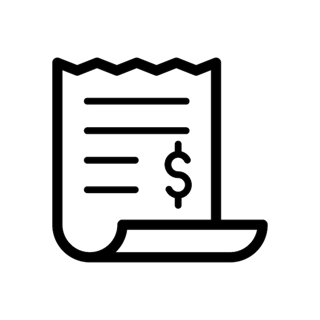 bill icon invoice bill icon