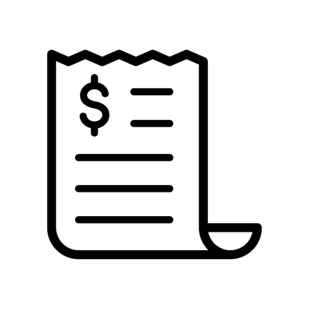 bill icon invoice bill icon