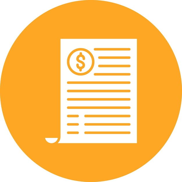 Bill icon vector image Can be used for Law Legislation