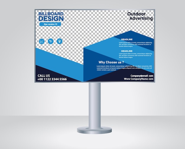 Billboard banner for outdoor advertising