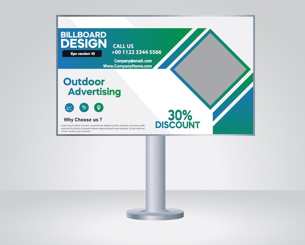 Billboard banner for outdoor advertising