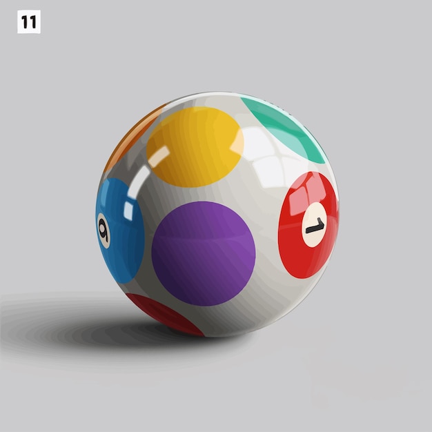 Vector billiard balls