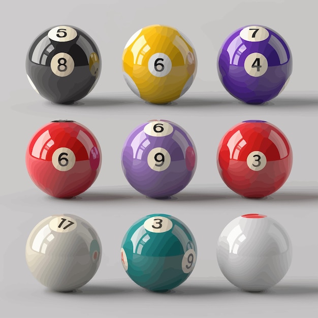 billiard balls