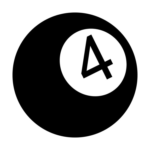 Billiard icon logo vector design template