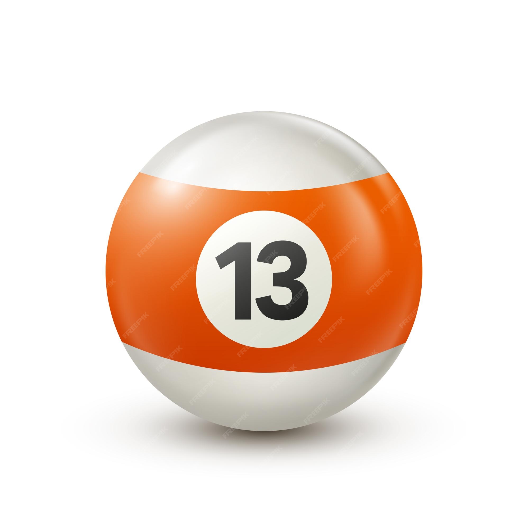Premium Vector Billiard Orange Pool Ball With Number 13 Snooker Or premium-vector-billiard-orange-pool-ball-with-number-13-snooker-or