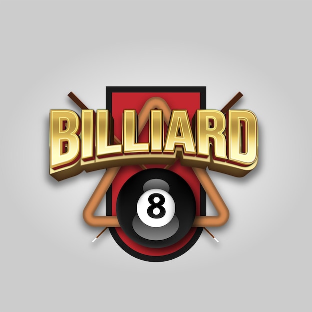 Billiards logo templates design