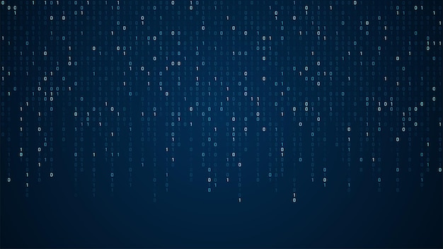 Binaire code abstracte technische achtergrond Wereldwijd netwerk