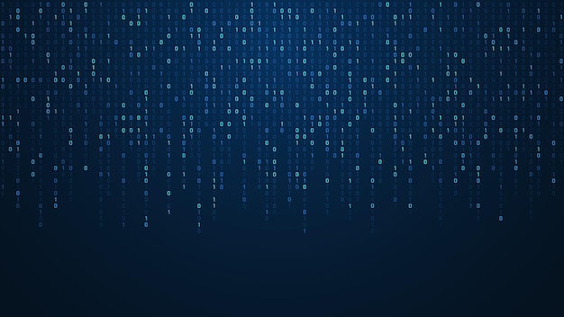 Binaire code abstracte technische achtergrond Wereldwijd netwerk