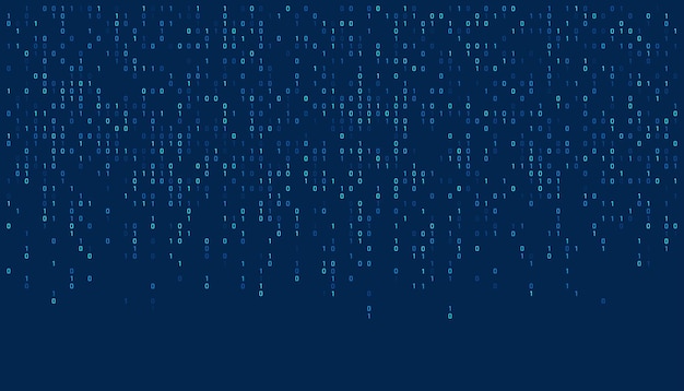 Binary code abstract technologie achtergrond Wereldwijd netwerk