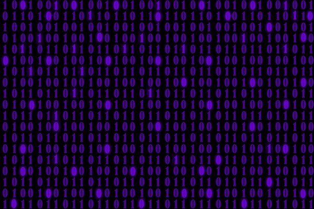Premium Vector | Binary code background