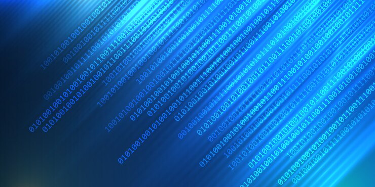 Premium Vector | Binary code design