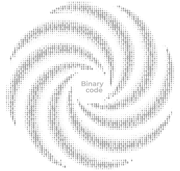 Vector binary code spiral abstract digital background with data flow made of zero and one digits symbol of information technology coding artificial intelligence and virtual cyberspace network