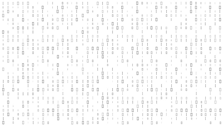 Vector binary code white number pattern computer data zero and one symbols digital matrix backdrop software encryption coding algorithm security technology vector texture background