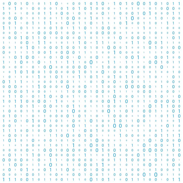 Vector binary code zero one matrix banner vizerunok trellis binary computer code