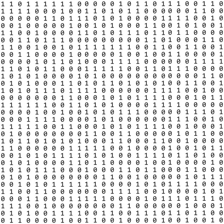 Vector binary code zero one matrix white background abstract matrix background binary computer code