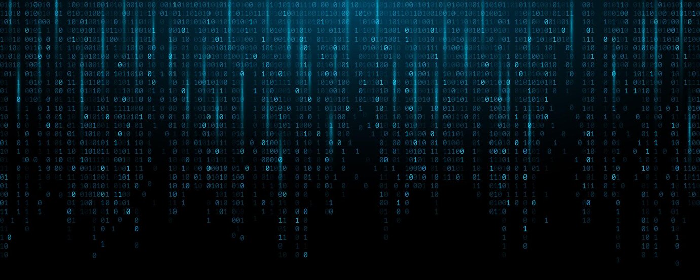 Premium Vector | Binary data software programming code background ...