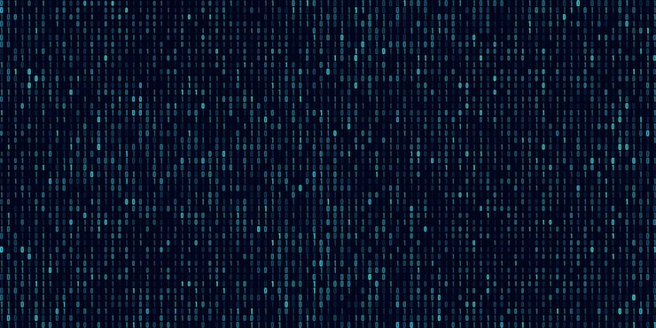 Vector binary data software programming code background random 0 and 1 numbers of program code digital big data technology concept for your design vector illustration