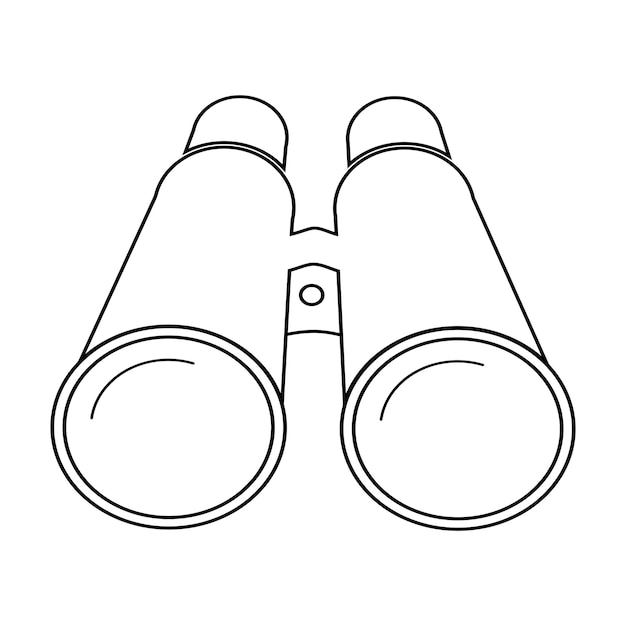 Vector binocular logo