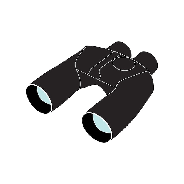 Vector binoculars icon vector illustration symbol design