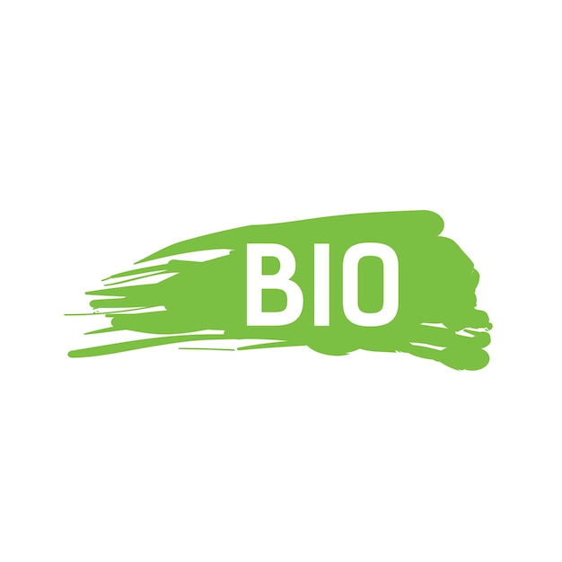 Bio-belettering op groene streek