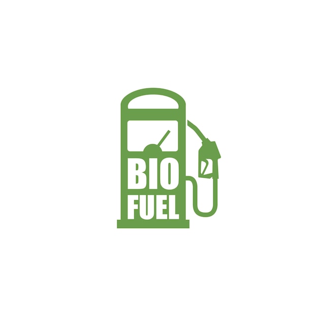 Bio fuel station icon