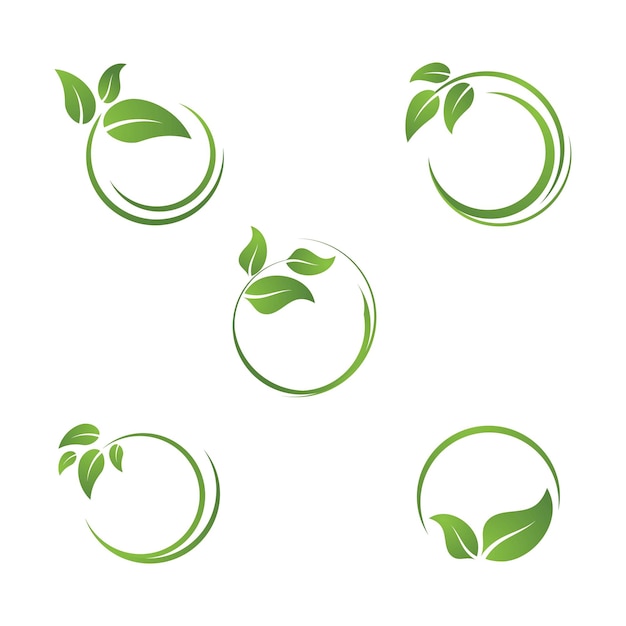 Bio leaf Icon Illustration design