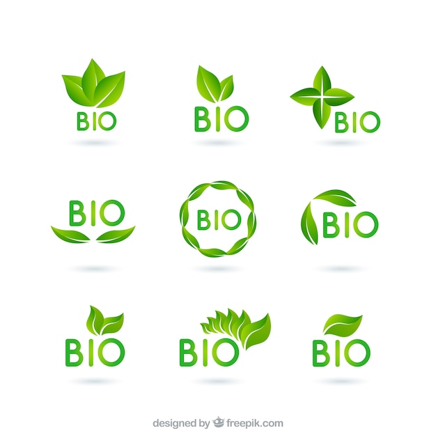 Vector bio logos