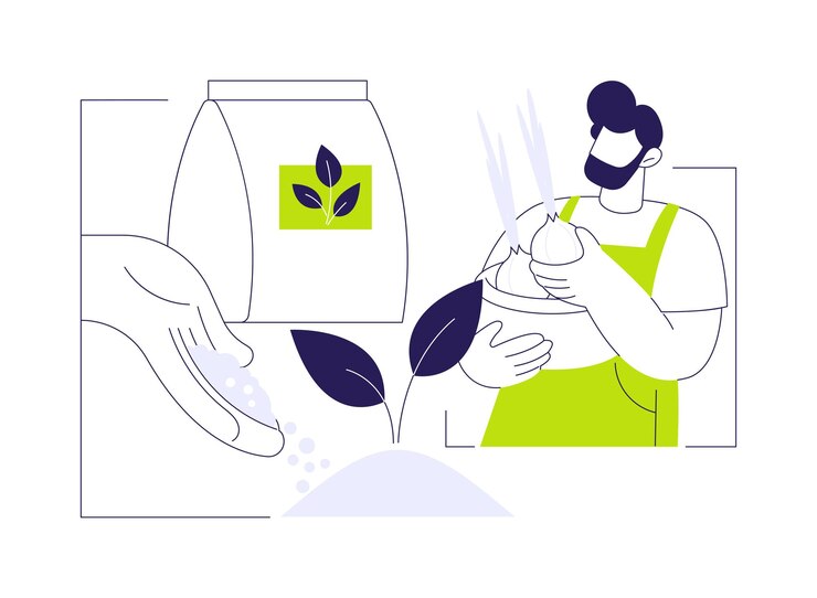 Vector biofertilizers abstract concept vector illustration