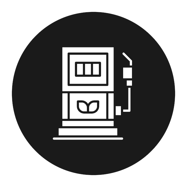 Biofuel Station vector icon Can be used for Sustainable Energy iconset