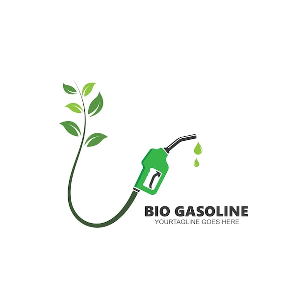 Biogasoline icon vector illustration design template