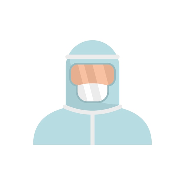 Vector biohazard costume icon flat illustration of biohazard costume vector icon isolated on white background