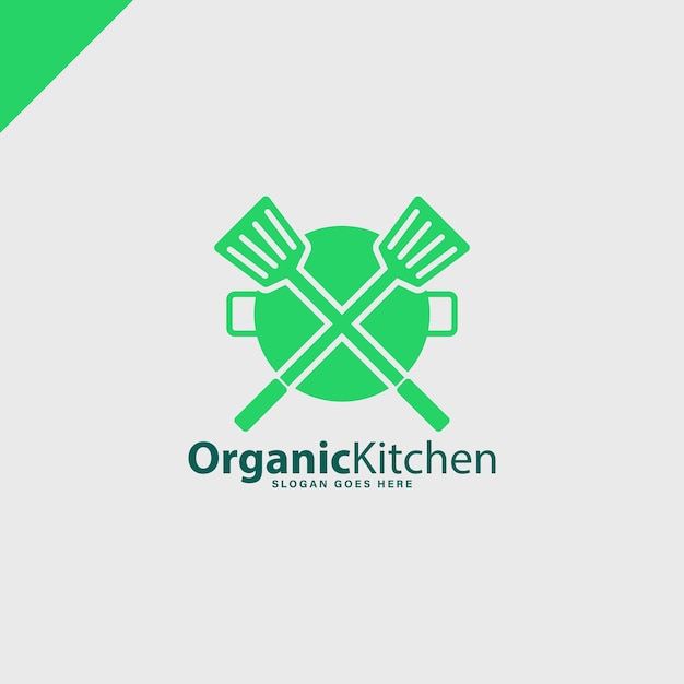 biologisch keukenrestaurant logogezond keukenvoedsel logo